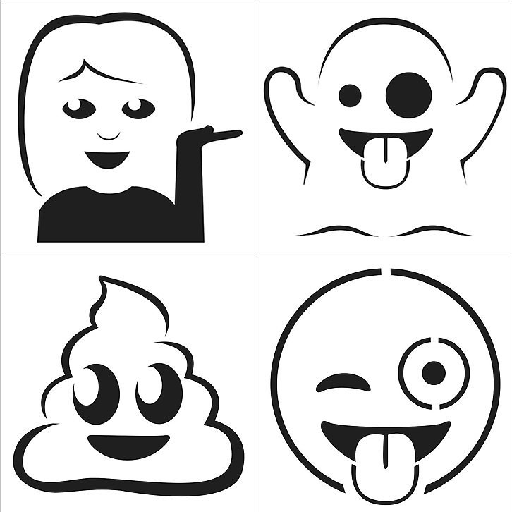 Emoji Carving Templates