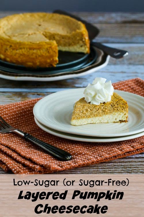 Low-Sugar Pumpkin Cheesecake