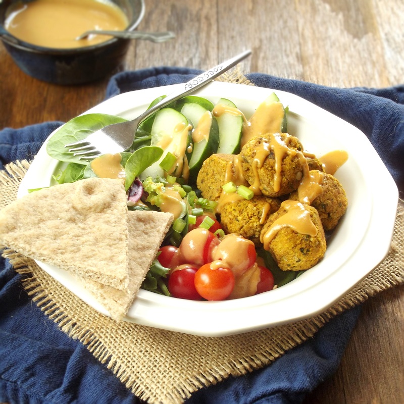 Pumpkin Falafel Bowls