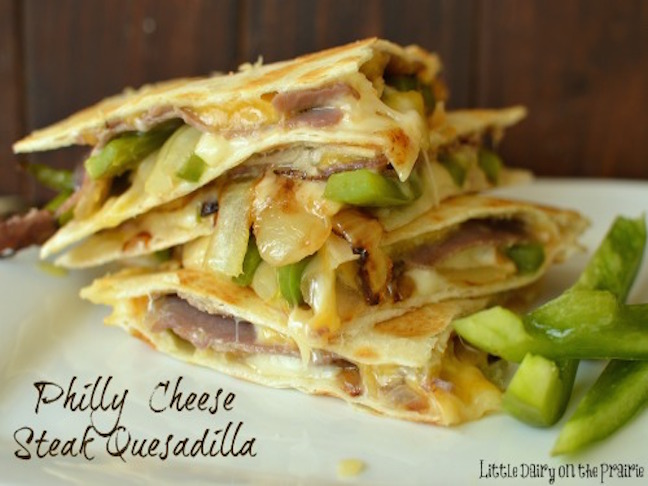 Philly Cheesesteak Quesadilla