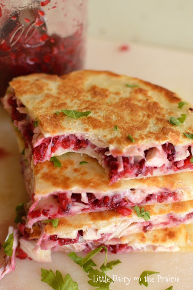 Turkey Cranberry Quesadillas 