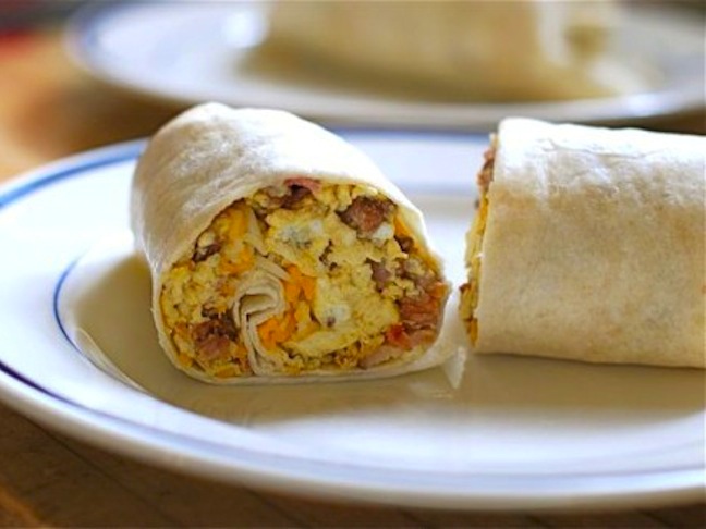 Spicy Chorizo Breakfast Wraps