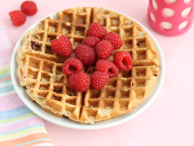 Raspberry Waffles