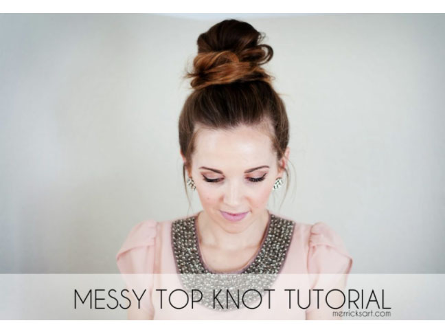 Messy Top Knot 