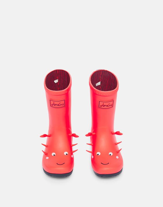 Joules Roll Up Flexible Printed Rain Boots