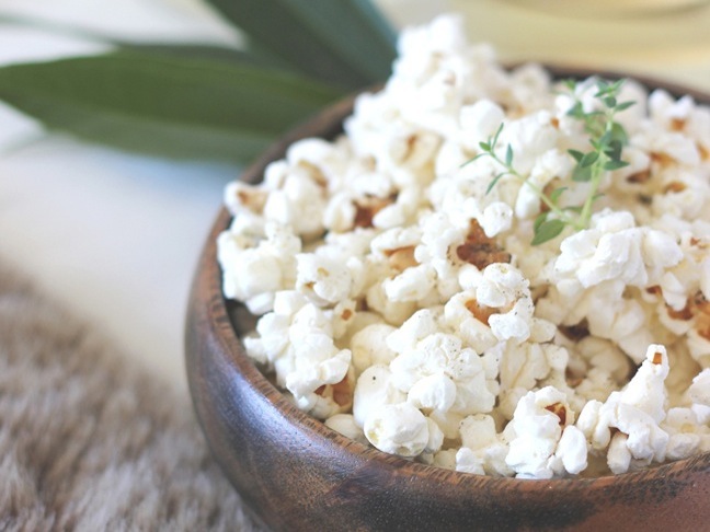 Watch a Movie with Homemade Popcorn