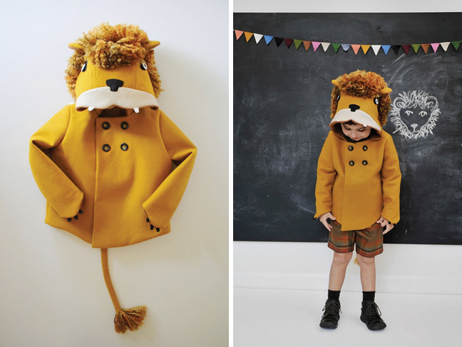Ferocious Lion Coat by Little Goodall