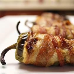 Bacon Wrapped Jalapeño Poppers