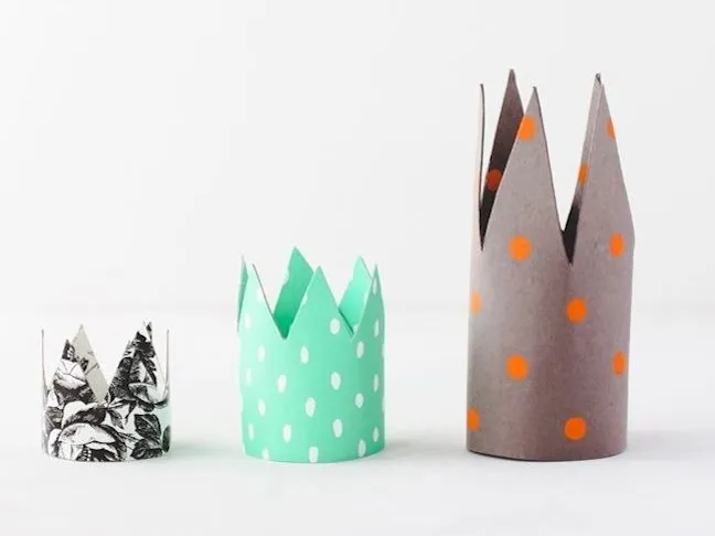 DIY Cereal Box Cardboard Crowns