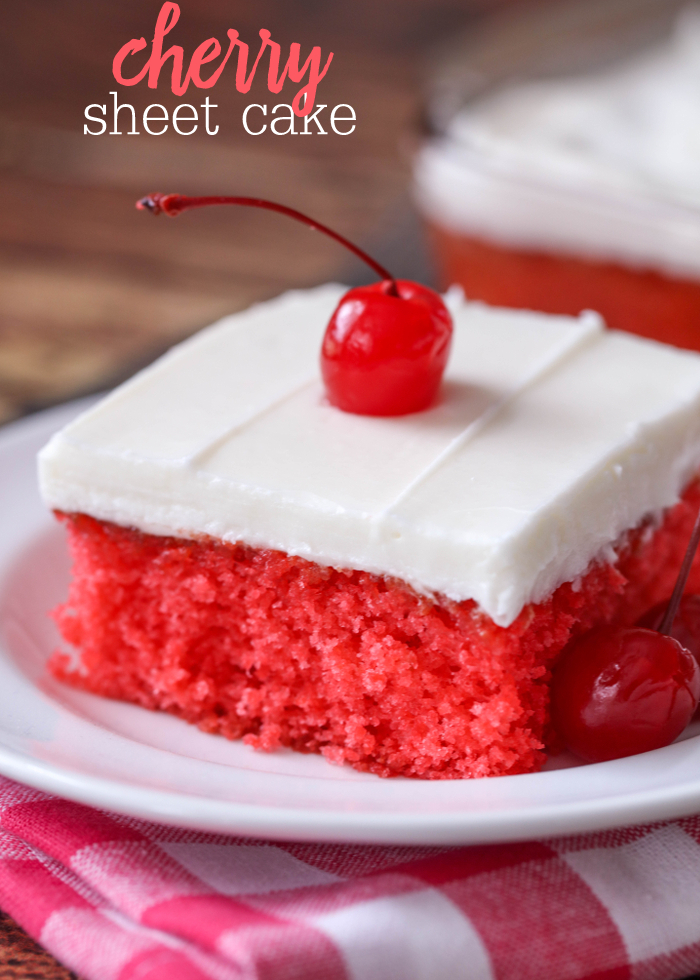 Cherry Sheet Cake