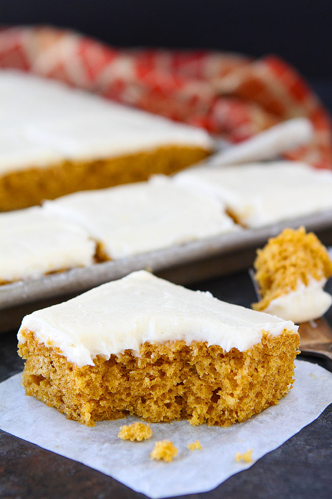 Pumpkin Sheet Cake