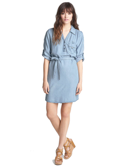 Velvet Heart "Audrey" Chambray Shirtdress