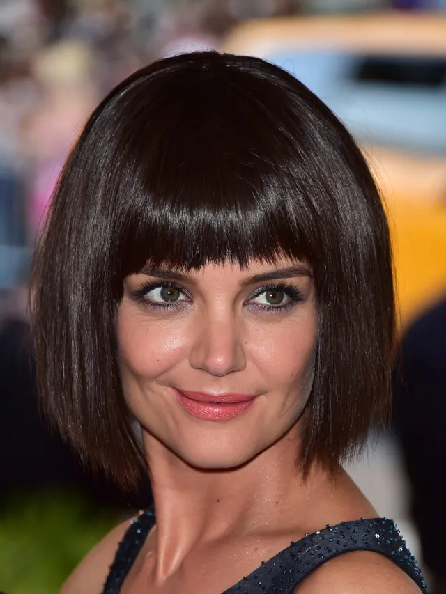 Katie Holmes' Bob with Bangs