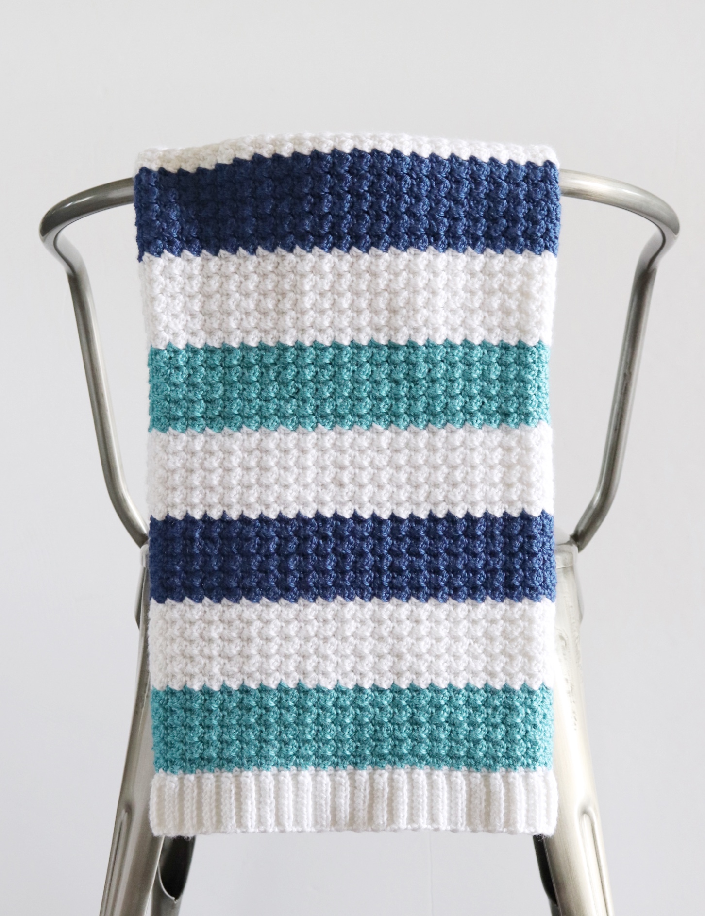 Nautical Crochet Blanket