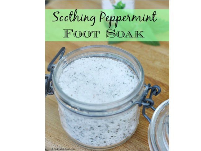 Soothing Peppermint Foot Soak