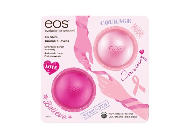 Strawberry Sorbet and Limited Edition Wildberry Lip Balms from EOS