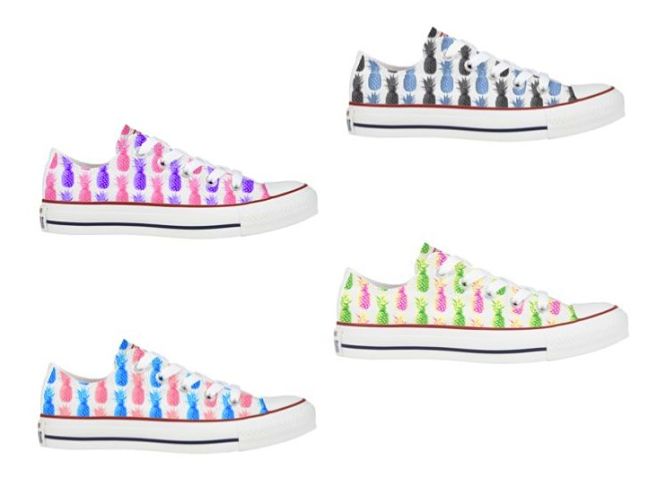 Pineapple Printed Converse Sneakers