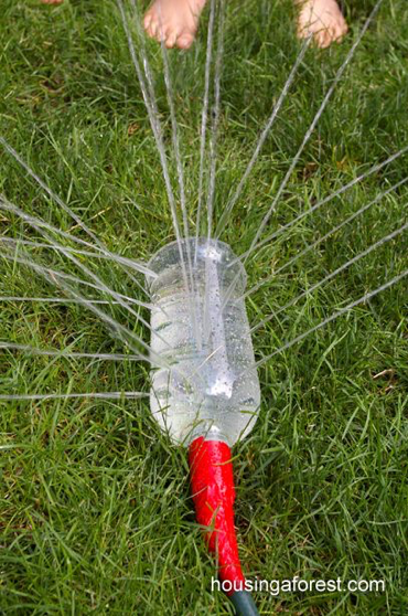 Plastic Bottle Sprinkler