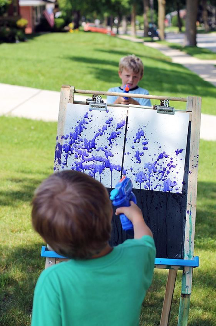 Squirt Gun Painting