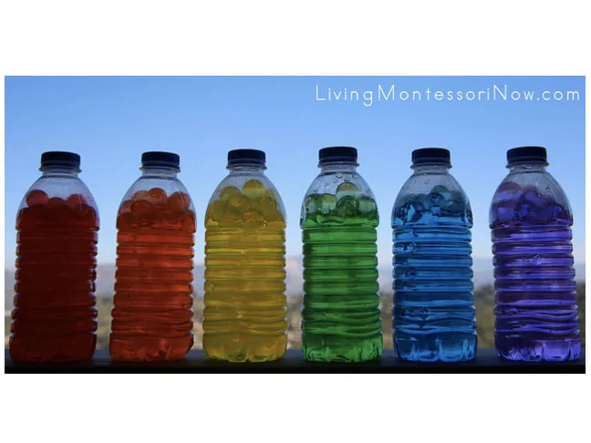 Water-Bead Sensory Bottles