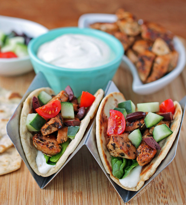 Greek Chicken Tacos