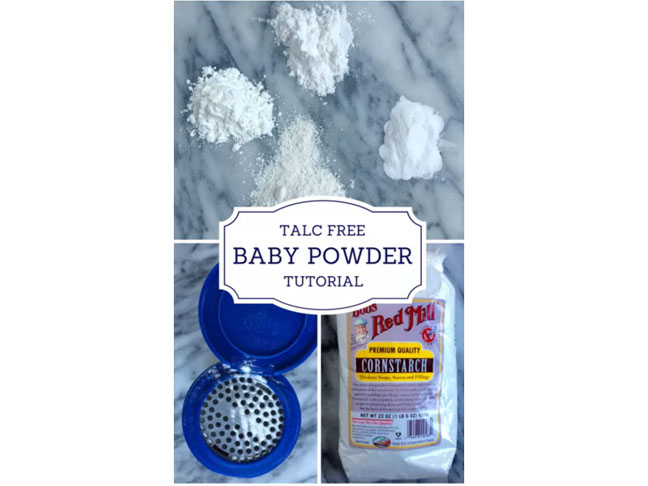 DIY Talc-Free Baby Powder