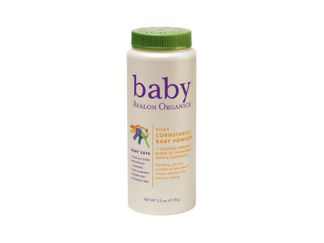 Avalon Organics Silky Cornstarch Baby Powder