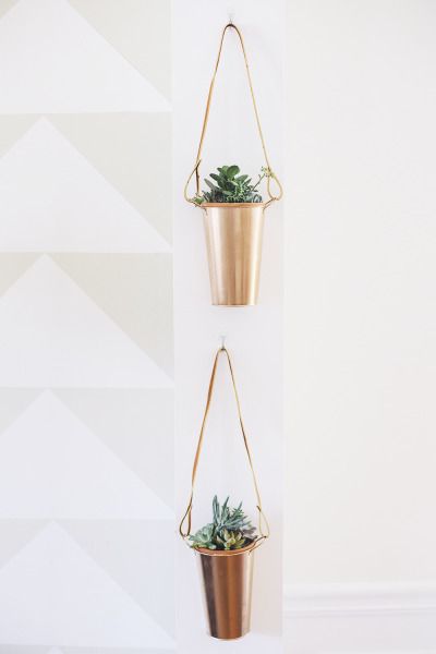 DIY Copper Plant Holder