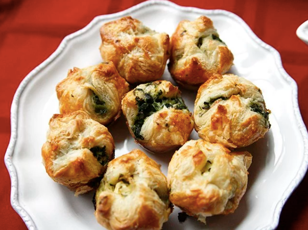 Make-Ahead Spinach and Cheese Puffs