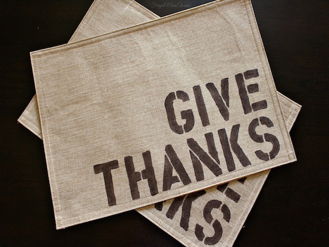 Give Thanks Placemats 