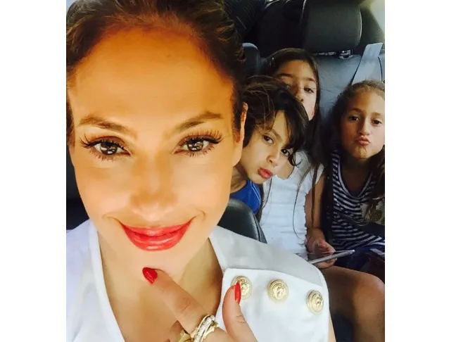 Jennifer Lopez & Max and Emme Muñiz