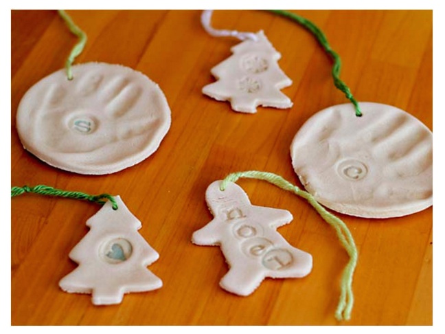 Make some salt dough ornaments.