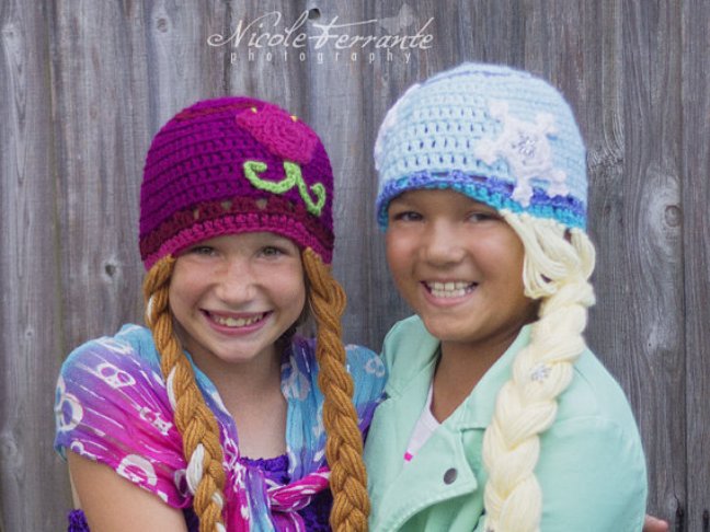 Elsa or Anna Inspired Hat