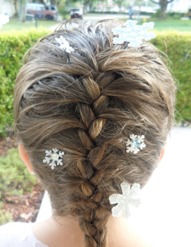 Frozen Snowflake Hair Pins