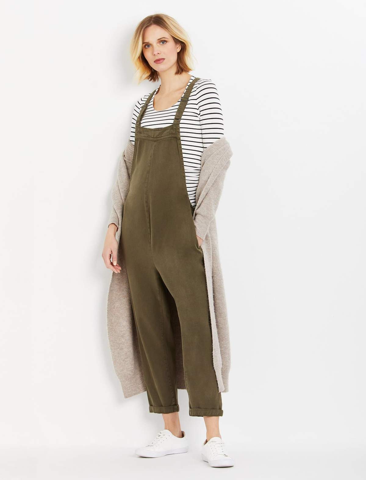 A Pea in the Pod Tencel Maternity Overall