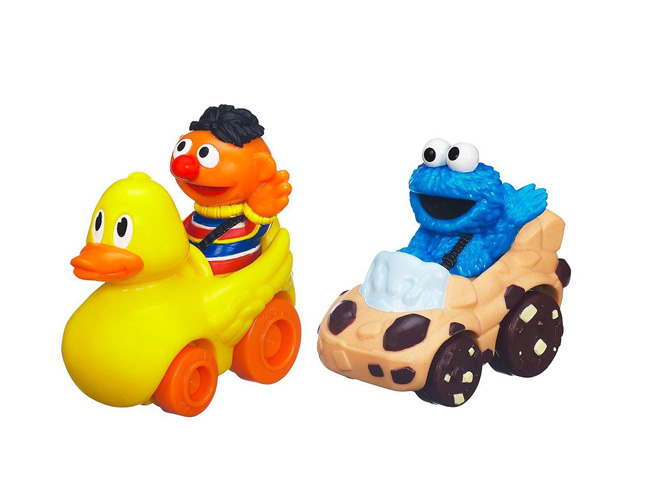 Sesame Street Ernie and Cookie Monster Playskool Racers