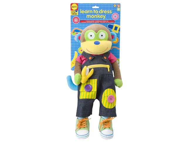 ALEX® Toys - Early Learning Learn To Dress Monkey -Little Hands 1492