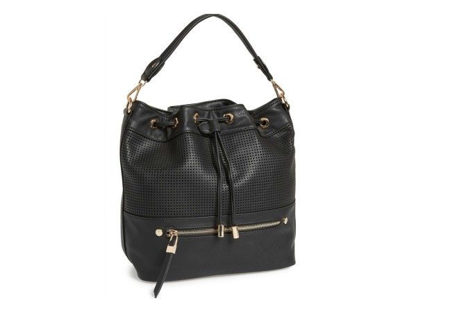 Leith Perforated Bucket Bag