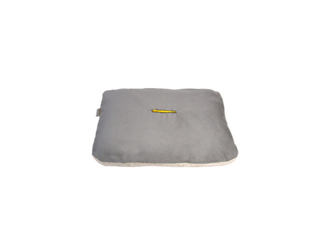 George SF Smoky Blue Corduroy & Sherpa Pet Bed