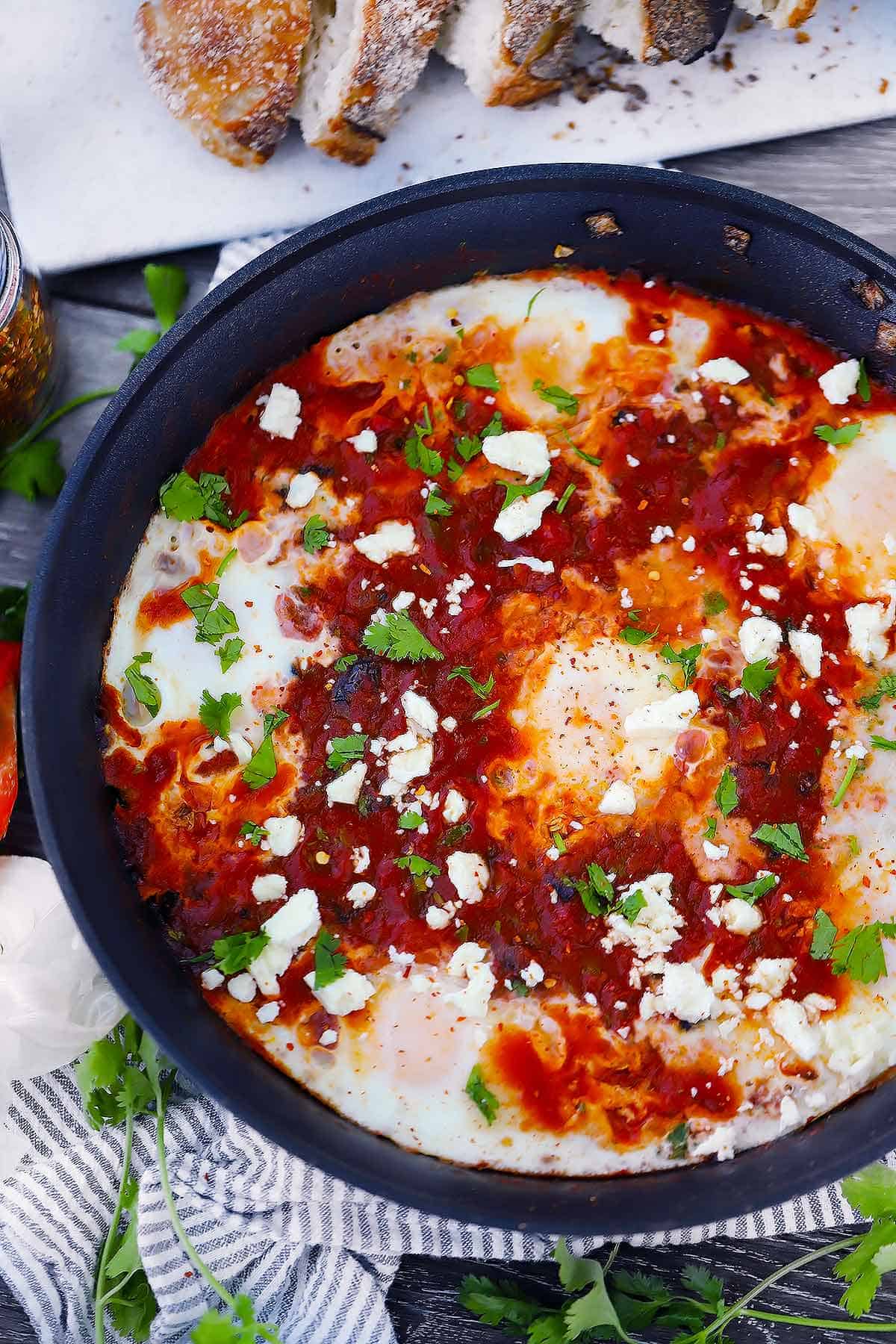 Easy Shakshuka With Feta