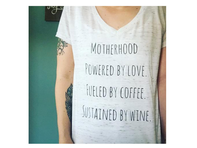 Love, Coffee, and Wine Tee