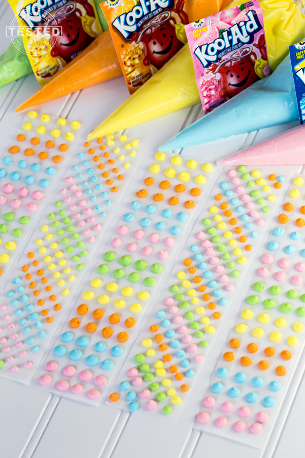 Kool-Aid Candy Dot Strips
