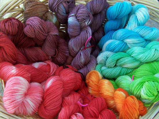 Kool-Aid Dyed Yarn