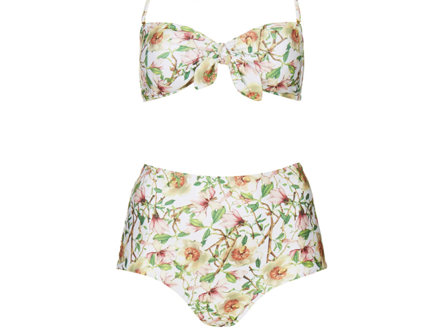 Topshop Magnolia Bandeau Bikini