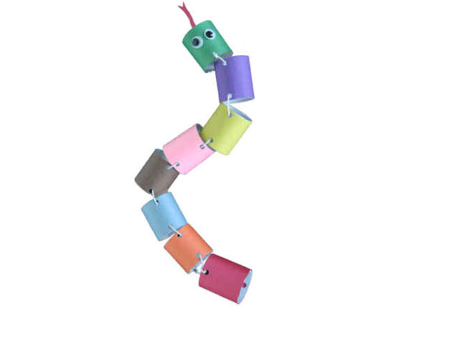 Toilet Paper Roll Snake Craft