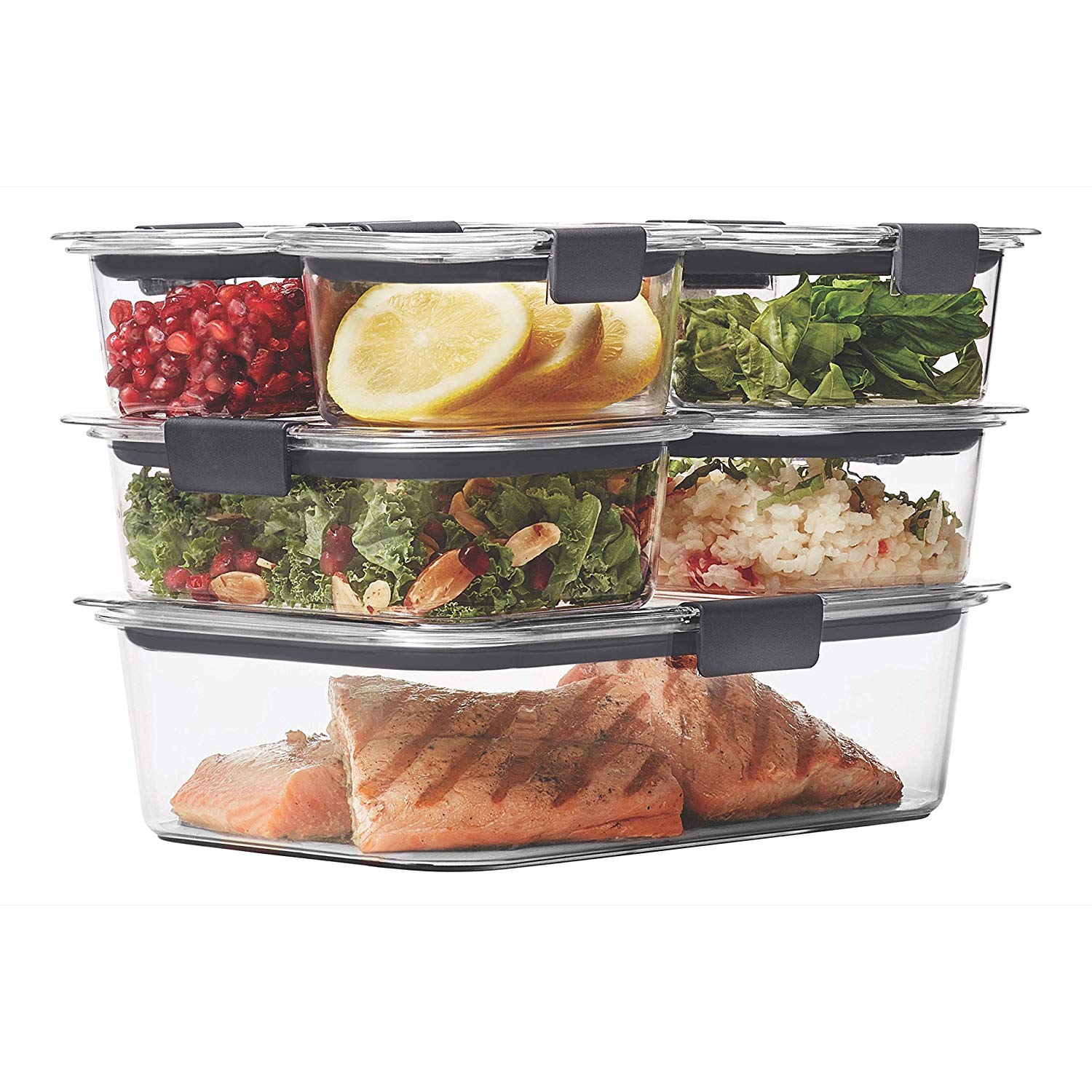 Rubbermaid Brilliance 14-Piece Food Storage Container Set