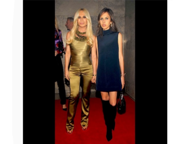 Donatella & Allegra Versace