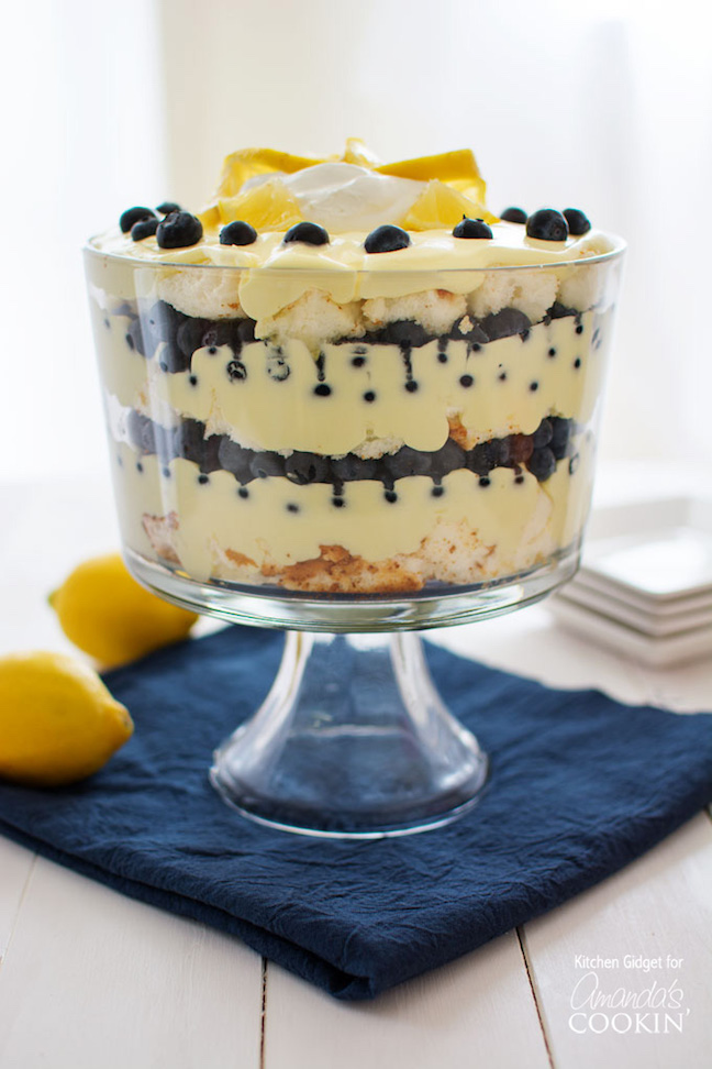 Lemon Blueberry Trifle