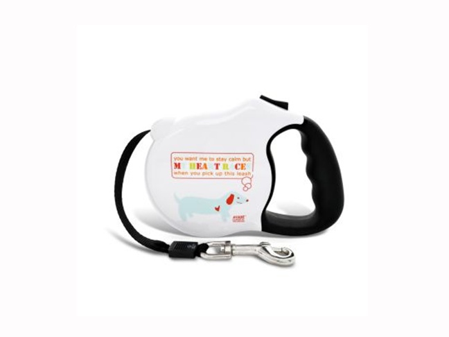 My Heart Races Retractable Dog Leash