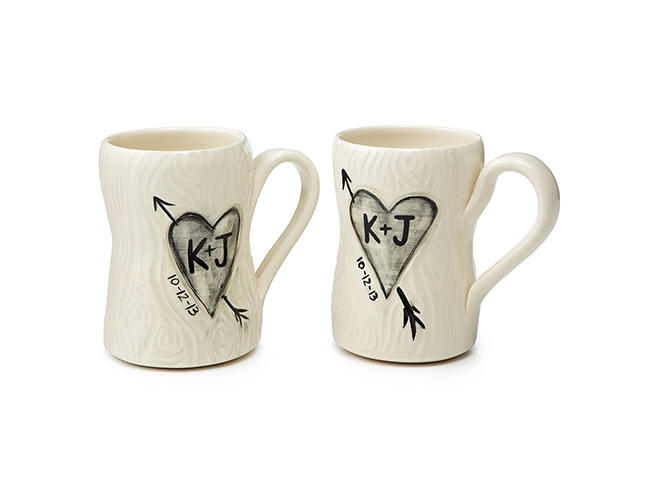 Personalized Porcelain Mug Set